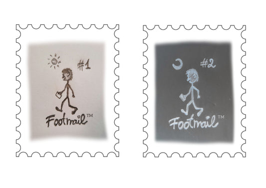 Footmail ® Original Day & Night Stamps x12