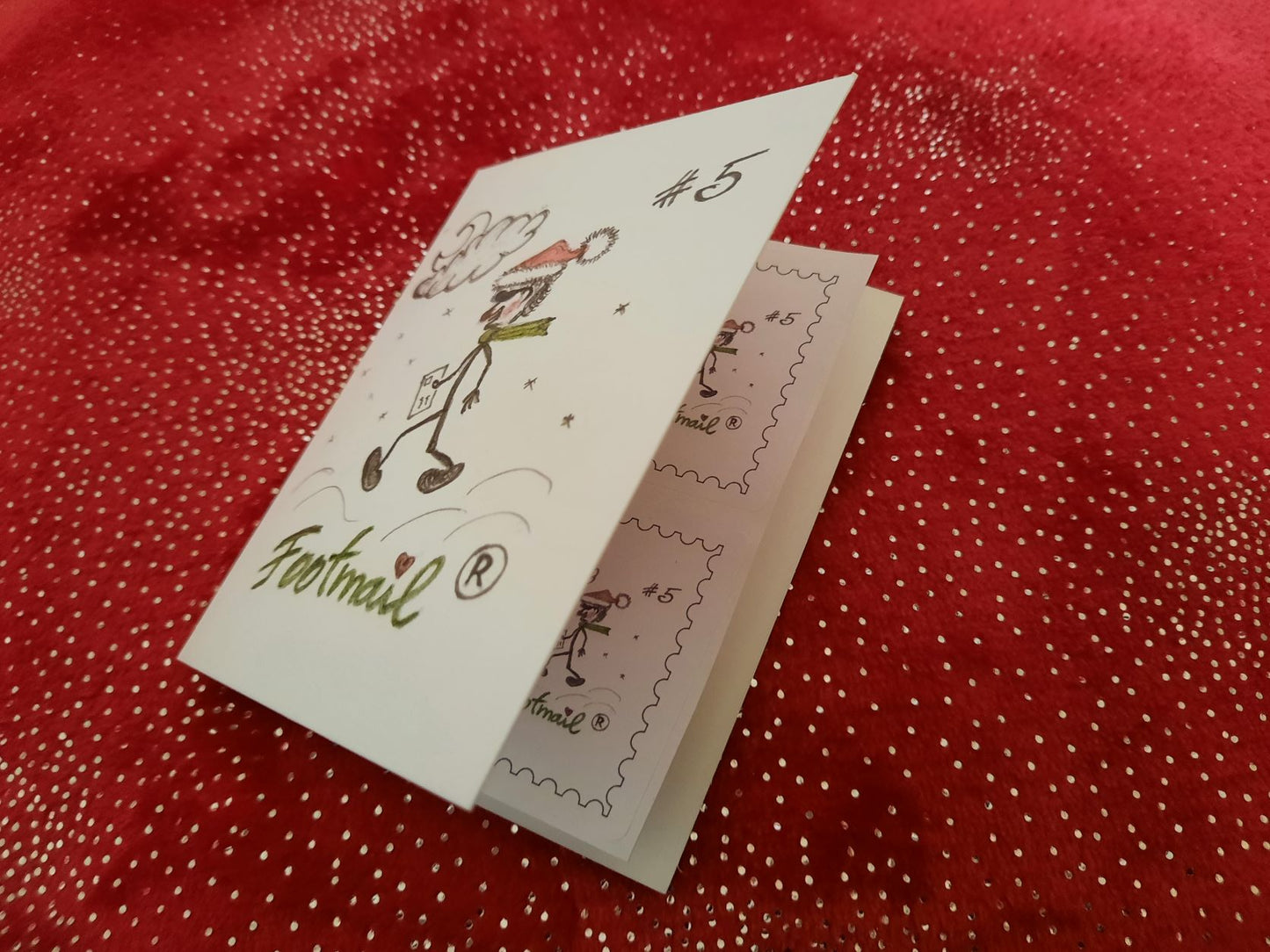 Footmail ® Christmas stamps x12